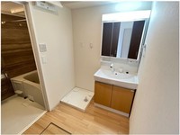 洗面室:洗濯機置き場