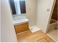 洗面室:洗濯機置き場