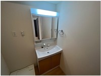 洗面室:シャワー付き洗面化粧台