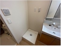 洗面室:洗濯機置き場