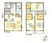 間取図/区画図:2号棟間取図