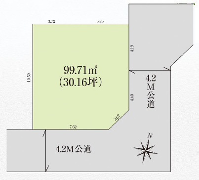 間取図/区画図:区画図