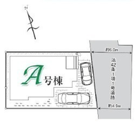 間取図/区画図:地形図