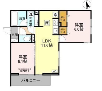 間取図/区画図:間取図