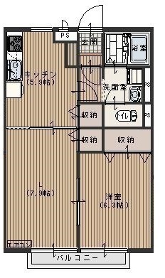 間取図/区画図:間取図