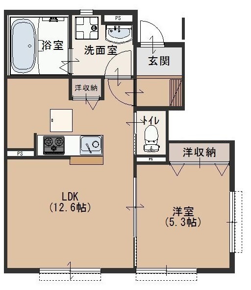 間取図/区画図:間取図