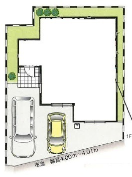 間取図/区画図:地形図