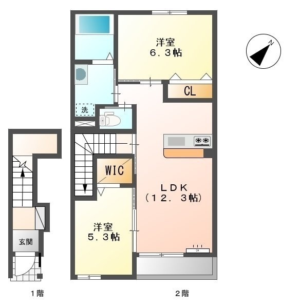 間取図/区画図:間取図